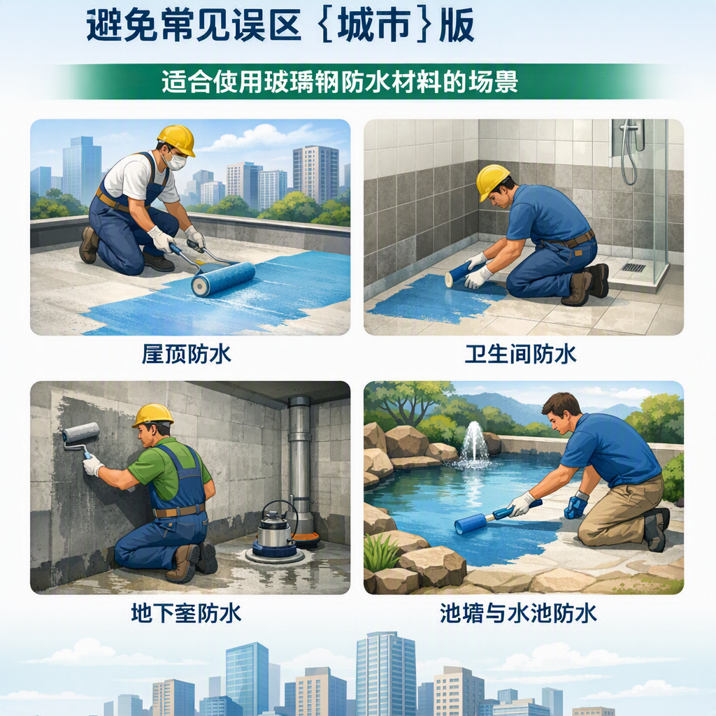 玻璃钢防水材料施工注意事项，避免常见误区 三沙 版