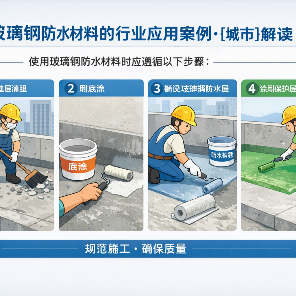 玻璃钢防水材料的行业应用案例，三沙解读