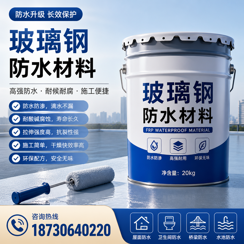 专家解析：玻璃钢防水材料的市场前景分析在 三沙